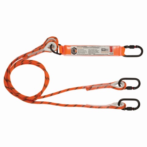 LINQ ROPE LANYARD DBL LEG 2 X S.G KARABINER 2M